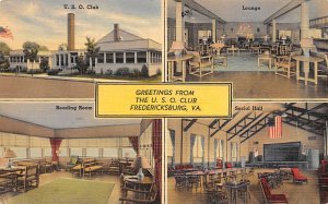 USO Club Fredericksburg, Virginia, USA Unused 