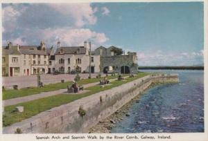 Spanish Arch Walk Walkway River Corrib Galway Ireland Irish Postcard