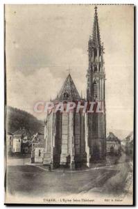 Thann - L & # 39Eglise Saint Thiebaut Old Postcard