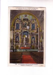 Interior, Golden Altar San Jose Church Panama City,