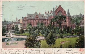 11049 Music Hall, Washington Park, Cincinnati, Ohio 1906