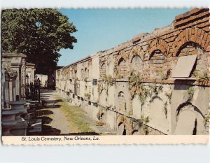 Postcard St. Louis Cemetery New Orleans Louisiana USA