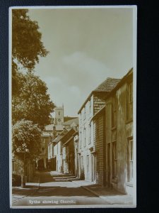 Kent HYTHE Mount Street c1940's RP Postcard