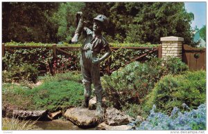 Boy with Boot , Assiniboine Park , Winnipeg , Manitoba , Canada , 50-60s