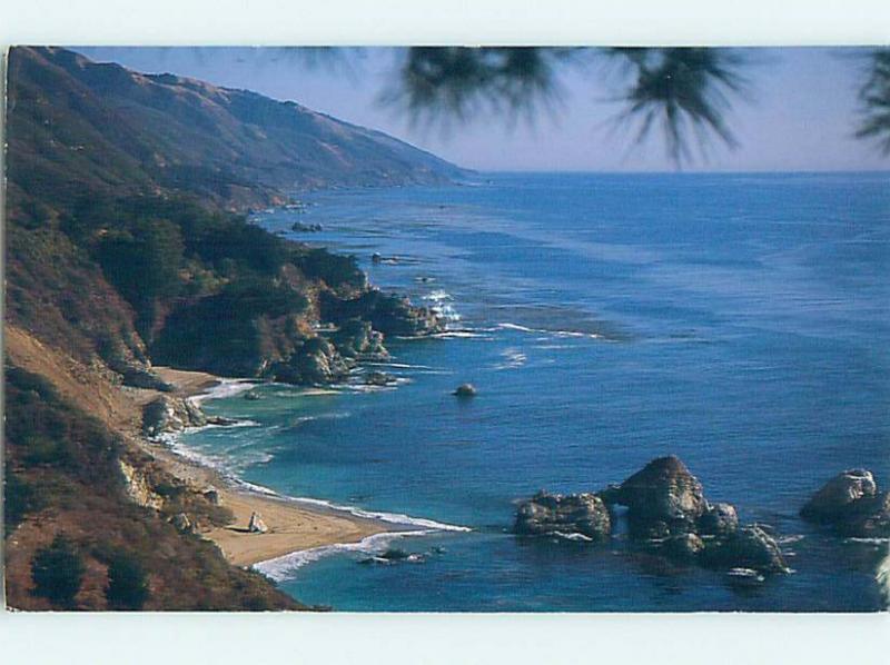 Pre-1980 PARK SCENE Big Sur - Near Carmel California CA hk6832