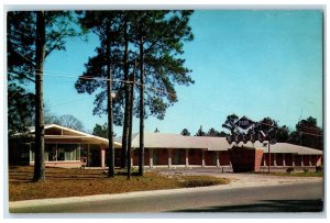 Park Motel Exterior Scene Roadside Deridder Louisiana LA Vintage Postcard 