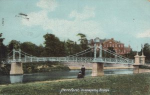 Herefordshire Postcard - Hereford, Suspension Bridge  RS23573