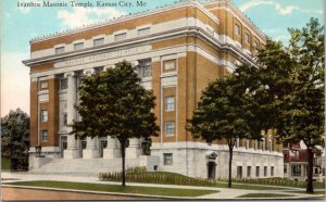 Postcard MO Kansas City - Ivanhoe Masonic Temple