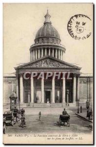 Paris - 5 - The Pantheon - Old Postcard