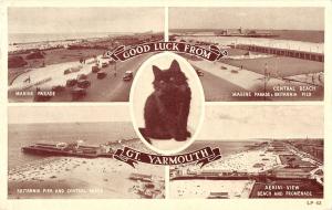 uk30550 good luck from gt yarmouth real photo uk