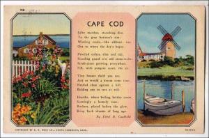 MA - Cape Cod Poem and Scenes   (crease)