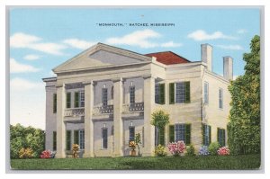 Postcard Monmouth Natchez Mississippi