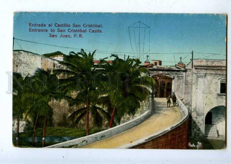 203371 USA PUERTO RICO SAN JUAN San Cristobal Vintage postcard