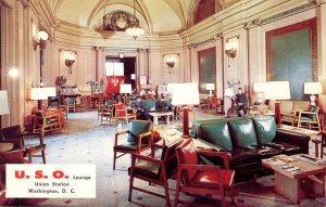 DC - Washington. Union Station, U.S.O. Lounge