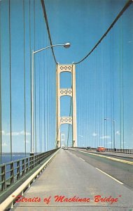 Straits of Mackinac Bridge Joining Michigan's Peninsulas Mackinac Bridge MI 