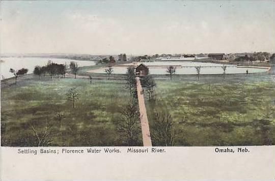 Nebraska Omaha Missouri River Florence Water Works Settling Basins