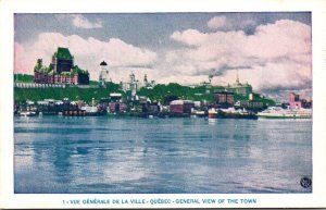 Canada Quebec General View Of The Town