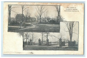 c1910s Two Views in Toledo's Residence Districts Toledo Ohio OH Postcard