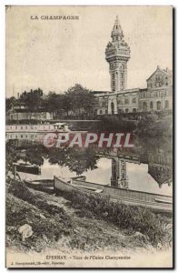 Epernay Old Postcard Tower & # 39union Champagne