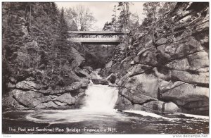 RP: Covered Bridge , Pool & Sentinel Pine Bridge , FRANCONIA , New Hampshire ...