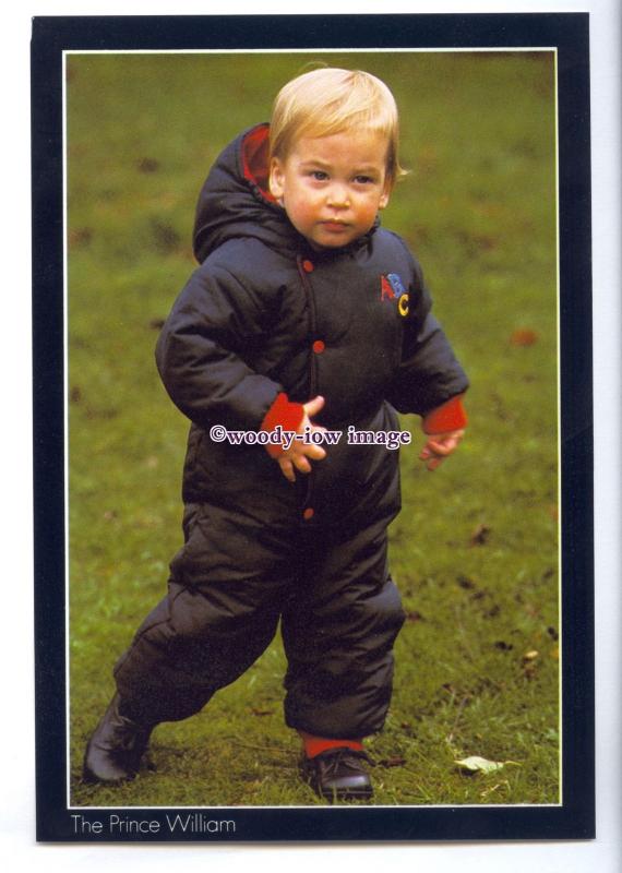 er0102 - Cheeky Toddler, Prince William Arthur Philip Louis Windsor - postcard