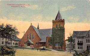 Haverhill Massachusetts~First Universalist Church~People & Carriage in Front~'10