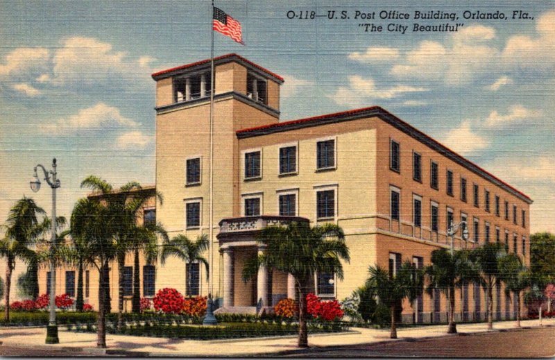 Florida Orlando Post Office Building Curteich