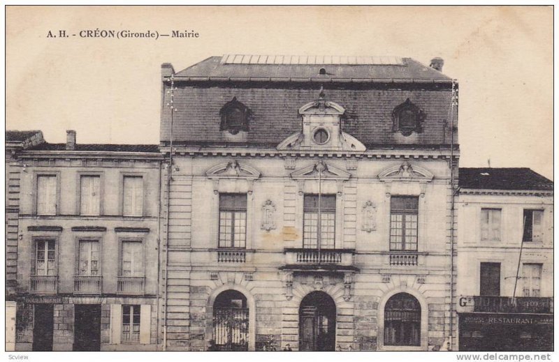 CREON (Gironde) , France , 00-10s ; Mairie