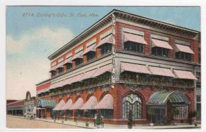Carling's Café St Paul Minnesota 1915 postcard