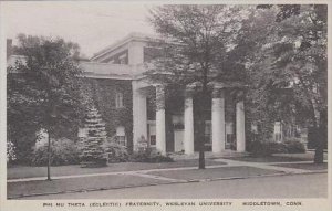 Connecticut Middletown Phi Nu Theta Fraternity Wesleyan University Albertype