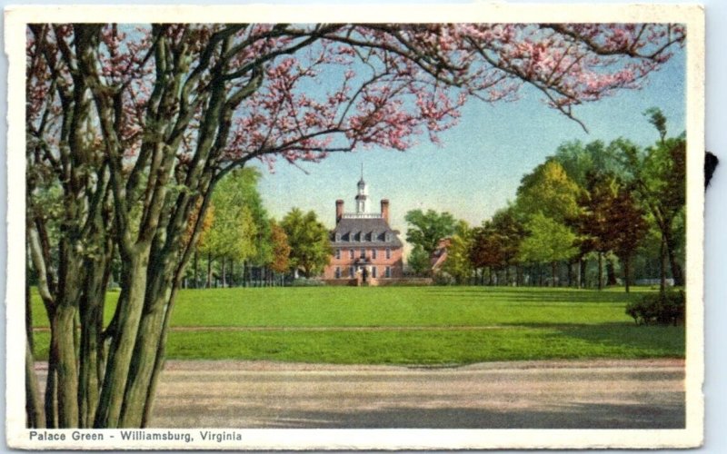 Postcard - Palace Green - Williamsburg, Virginia