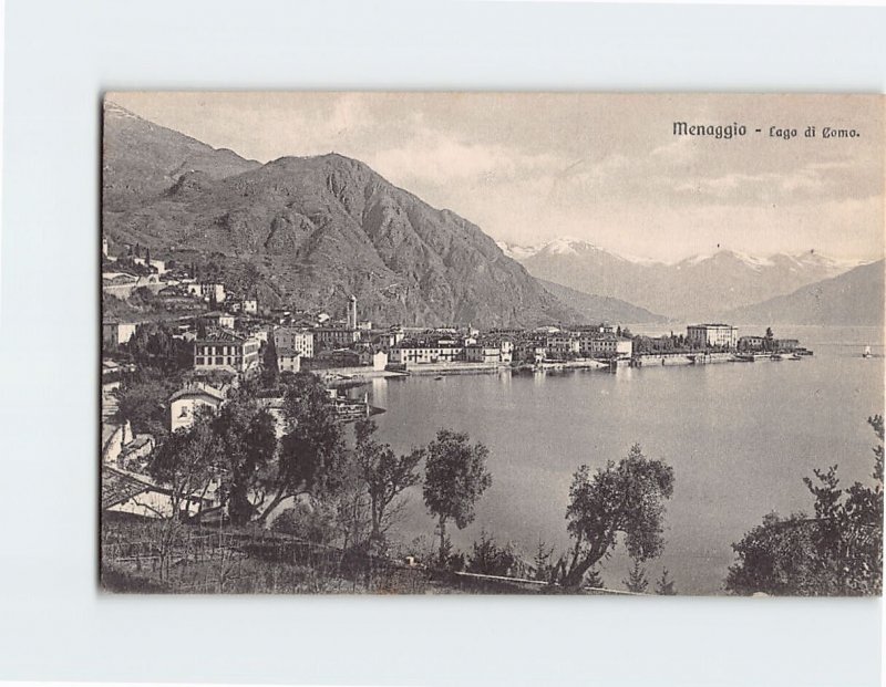 Postcard Lago di Como Menaggio Italy