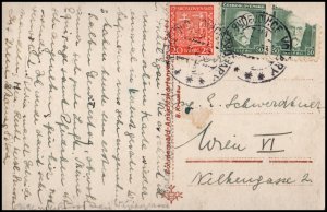 Czech old post card  - Ruine Willinghausen used