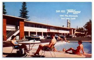 1950s/60s San Jose Travelodge, San Jose, CA Postcard