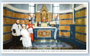 St. Anne Shrine Canada Postcard Chapel Of St. Patrick Interior View c1910's