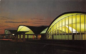 A night view of Lambert St. Louis municipal Airport Airport 1964 