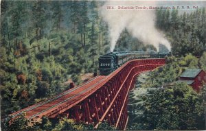 United States Dollarhide Trestle Shasta Route California train railroad scenic