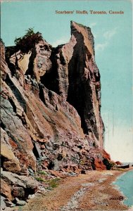 Scarboro Bluffs Toronto ON 1914 Toronto Peace Year Cancel Postcard G36 *as is