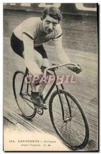 Postcard Old Bike Cycle Cycling Darragon french stayer