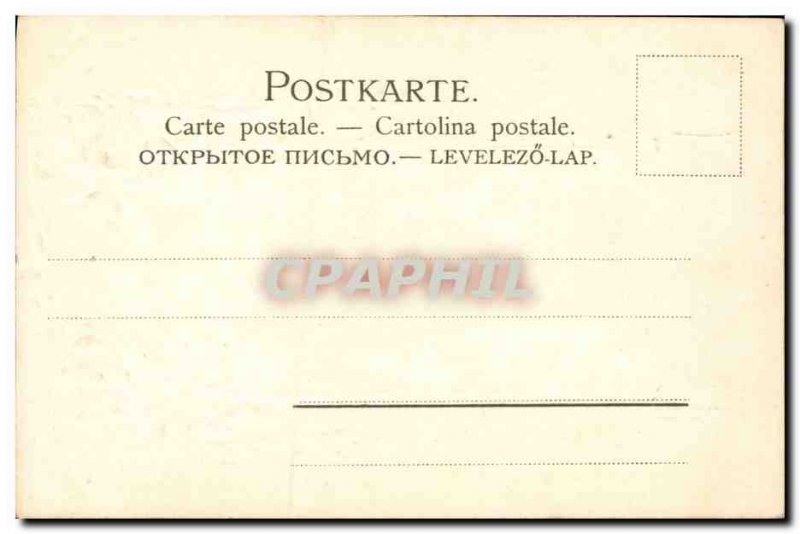 Old Postcard Fantasy Angel