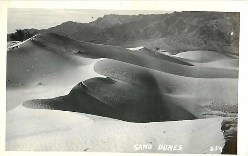 RPPC of Sand Dunes - No Location Shown