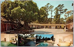 Padre Oaks Motel (Friendship Inn) Monterey California CA Heated Pool Postcard