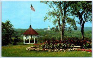 Postcard - Bird's Eye View of Augusta, Maine Across the Kennebec, USA