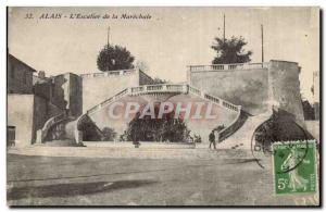 Old Postcard Alais L & # 39escalier the Marschallin