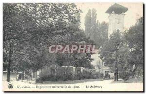 CPA Paris Exposition universelle de 1900 Le DAhomey