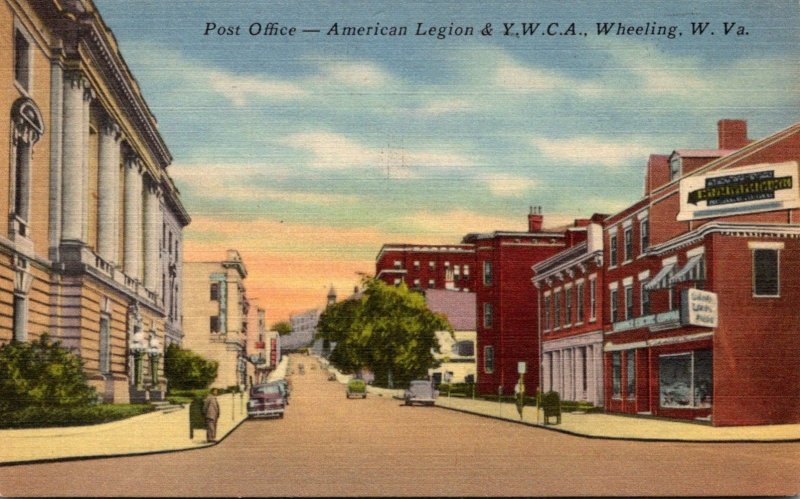 West Virginia Wheeling Post Office American Legion & Y W C A Building 1943