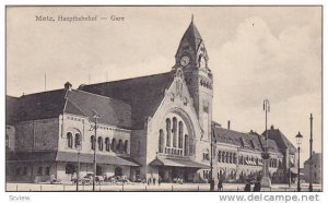 Gare, Hauptbahnhof, Metz (Moselle), France, 1900-1910s