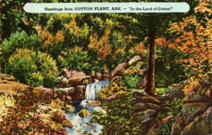 Arkansas Greetings From Cotton Plant In The Land Of Cotton 1952