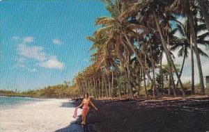 Hawaii Honolulu Black Sand Beach