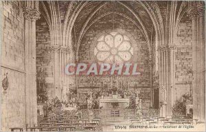 Old Postcard Bray Lu (S and O) Interior of the Church